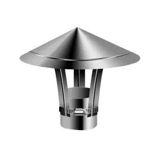 연통 역풍방지기 화목난로 삿갓 굴뚝 모자 방지기 클램프