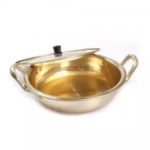 대원 QT29YC78 황색 전골냄비 18cm 전골팬 찌게 라면냄비