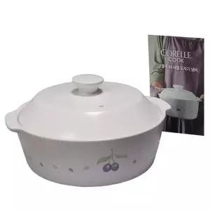 코렐 PA62SB77 인덕션 내열 냄비 뚝배기 도자기 전골 냄비 24cm