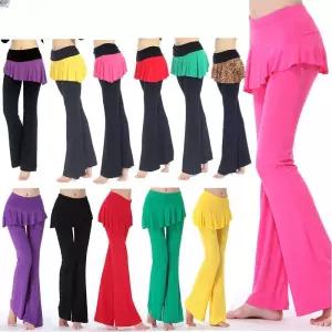 라인댄스 신상 팬츠 나팔 하의 여름 라인댄스복 바지 치마바지 봄 댄스