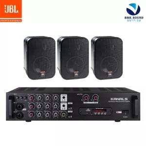 JBL Control 1 Pro 스피커 3통 + 카날스 EMA-200N 앰프 세트 카페 매장용 BGM 음향패키지 벽걸이 스피커