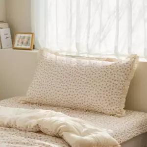 포그니아 블라썸 등쿠션 핑크 등베개 소파 허리받침