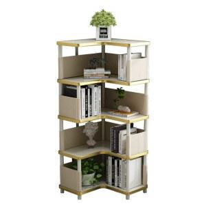 높이 블루/ 5단 코너책장 4단 폭좁은 낮은 전면 (조립식) 수납장 스탠딩 철제 모듈