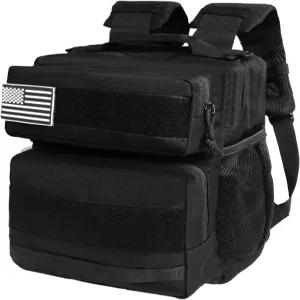 남성용 ai 5L 백팩 900D 원단의 소형 몰 방수 하이킹 데이팩 버그 아웃백 야외 여행 작업용 기어 블랙