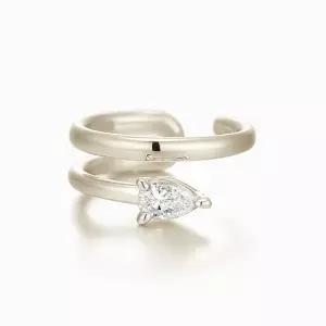 [오네주얼리] 18K La rue 랩다이아몬드 이어커프 ONW20602EC