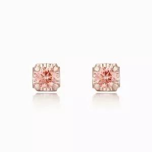 [오네주얼리] 18K Eclair 2부 로즈 랩다이아몬드 귀걸이 ONW20410E