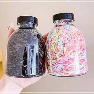 머리끈 고무줄 대용량 여성 여아 1000P 블랙 MWFFJZ1Y