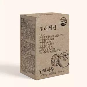 담백하루 멜라제닌 식물성 멜라토닌 엽산 건강 60정 BNS