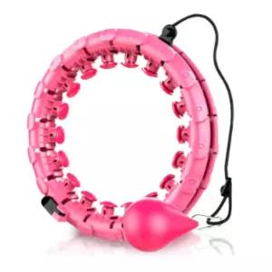 닥터웰 핑크 훌라후프 홈트 유산소 잠금 스프링 안마 BNS