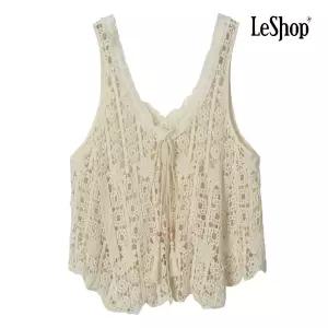 [롯데백화점]르샵 휴양지룩 슬리브리스 뜨개 베스트 BQ4VT001A
