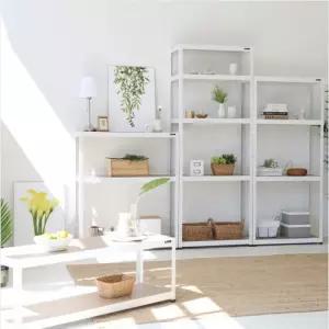 무볼트 조립 선반 슈렉 1200 500 1200 4단 앵글 화이트