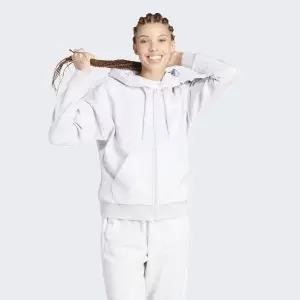 아디다스 에센셜 3S 풀집 플리스 후디 IN6179 기모 삼선 후드집업 그레이 196982