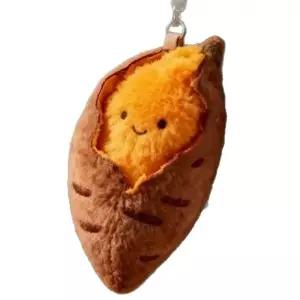 인형 고구마 모양 기본 열쇠고리 키체인 1개 키링