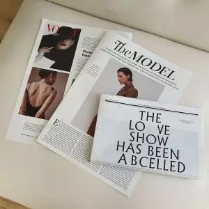 다기능 영어 신문 사진 잡지 배경 탄창 스타일 소품 장식