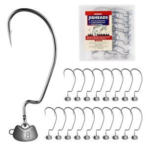 Probite Swing Weedless 네드 리그 지그 - 배스 낚시용 잡초 없는 지그 20개, 네드 리그 미끼에 이상적, 낚시, 낚시꾼을 위한 내구성 있는 지게드