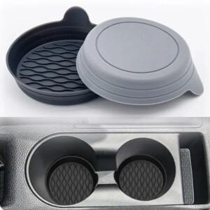 자동차 컵홀더 미끄럼 방지 실리콘 매트 차량용 물컵 패드 음료 장식 액세서리