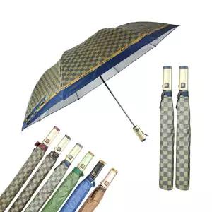 스타배송_가파치 체크 2단 자동우산 x 3개 접이식우산 랜덤발송 2297068 J