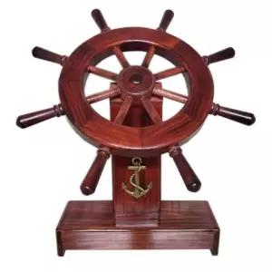 배 모형 조타핸들 인테리어 소품 카페 벽걸이 직경 핸들