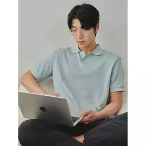 POLHAM 남성) 피케 오픈카라티_PHF2TT1020