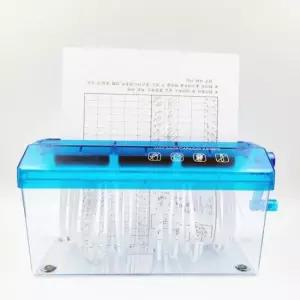 [문구/오피스] 가정용 수동 사무실 문서파쇄기 종이 세절기 세절기 수동 미니 휴대용