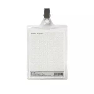 [문구/오피스] 집게 100개입 명찰 플로엠 세로형