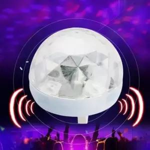 사이키 잔솔 LED 미러볼 무대조명 노래방 오로라 미니