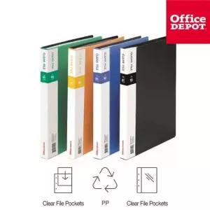 [문구] A4 인덱스 클리어화일 80매