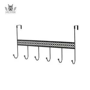 패턴 메탈 도어훅 행거 라이프토템 일자 후크 옷걸이 정리