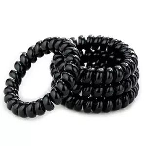 [반려] 무매듭 1세트 100개 꽈배기 고무줄 전화선머리끈 머리 전화선 머리끈 스프링 스프링 대용량