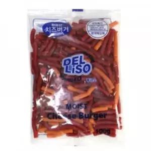 [반려] 50개입 모이스트치즈버거 100g 델리소 1Box