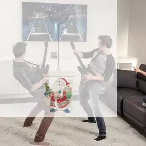 무선 기타 컨트롤러 2.4G 기타 핸들 스트랩 포함  무선 동글 콘솔 게임패드 PS4 PS3 PC 히어로 클론 히어로