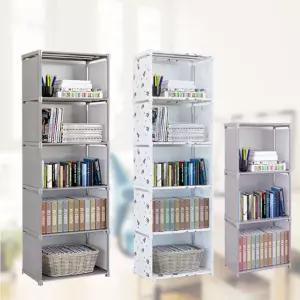 조립식 책장 다용도 틈새 수납장 패브릭 3칸 4칸 5칸 Ita1+3NIr