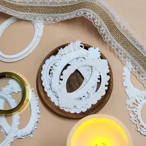 다꾸 엔틱 미러 프레임 유럽 미러 다이어리꾸미기 다이어리데코 다꾸용품