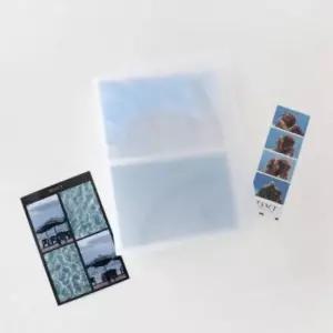 [문구/오피스] 엽서 보관함 사진첩 미니 사진 포토 클리어 네컷 포켓 콜렉트북 앨범 수납함
