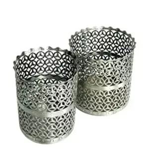 삼원 주석 빗통 2개 실버 연필통 수저통 브러쉬 꽂이 [BYS48837]