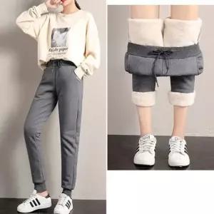 기모안감 조거 밴딩팬츠 겨울 두툼한바지 츄리닝 여성정장바지