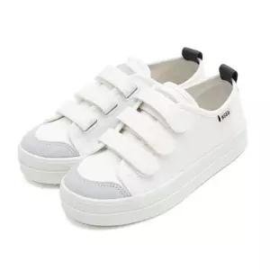 여성 찍찍이 스니커즈 캔버스화 키높이 통굽 운동화 nLk6+8svR