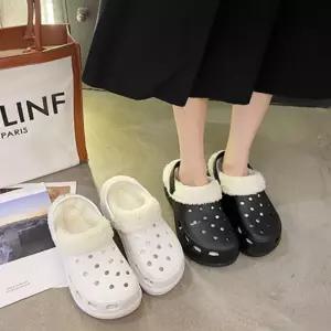 여자 발편한 아쿠아 슈즈 털부착 슬리퍼 겨울 샌들 남자아쿠아슈즈