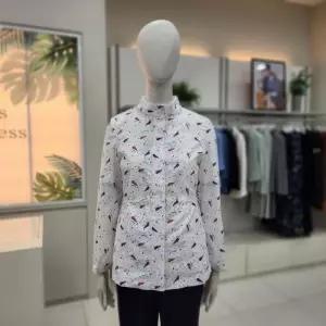 [크로커다일레이디]CLEMJP203/프린트차이나점퍼_JK