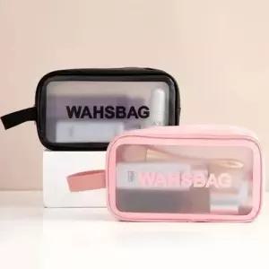 세면가방 여행용 방수 반투명 세면가방(중) 3종컬러