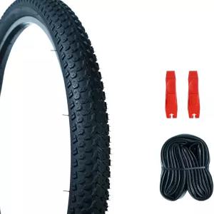 산악 자전거 타이어 수리 세트 1팩 내부 튜브와 레버가 있는 20/24/26/29인치 30TPI 펑크 오프로드용 고