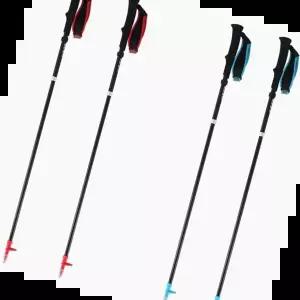 경량등산스틱 레드 등산 장비 트레킹 다용도 일자형 초경량 하이킹 걷기