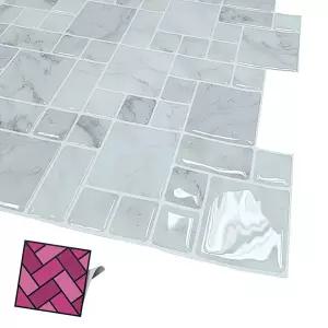 붙이는타일 접착식 시트지 스티커 타일 벽지 대리석 040 욕실 벽체 QjQ2+9Fvy