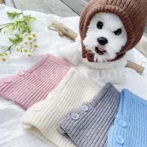 강아지 바라클라바 워머 1P 반려견 겨울 모자 목도리 강아지워머