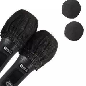 위생덮개 일회용 부직포 마이크 커버 2P 1set 블랙