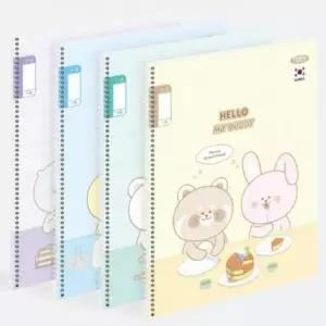 [문구/오피스] VP22 스프링 노트 공책 17줄 무제 1세트 10권 초등학생 펜피아 학용품 학교용 줄노트