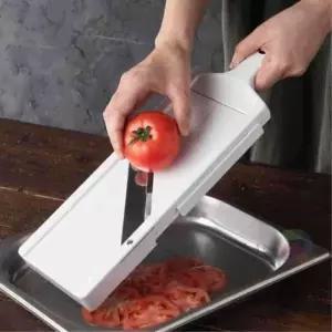토마토슬라이서 두께조절 슬라이스 채칼 만능슬라이서 양배추채썰기 채칼슬라이서 양파채칼 토마토슬라이스