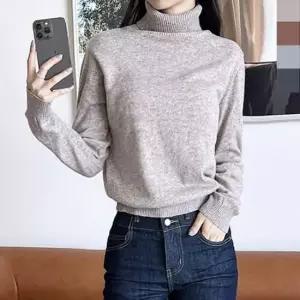 [SBD] 여성 1P 보온 목폴라 캐시미어 베이직 폴라티 니트