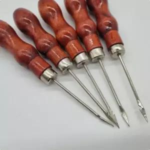 날카로운바늘귀 가죽공예용 송곳 갈고리형