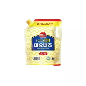 [하프클럽/알티피아]해표 고소한 골드 마요네즈 3.2Kg 대용량 비닐 업소용